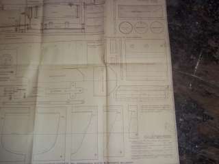 WW2 German Issue Model Boat Plans For Schnellboat  