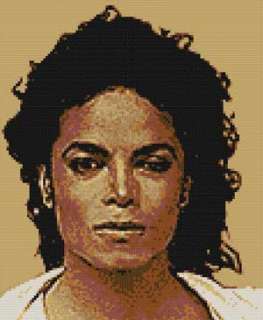 Michael Jackson Cross Stitch Kit  