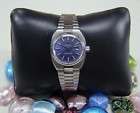 70S OMEGA SEAMASTER BLUE DIAL DATE CAL684 LADIES