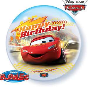 Bubbles Balloon Party Disney Cars Happy Birthday 22  