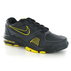 Nike Air Max Edge 11+ Black Yellow Leather Men Trainers  
