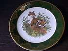 WEATHERBY ROYAL FALCON DECORATIVE PLATE GREEN EDGE AND