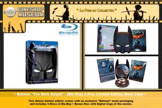   Batman Dark Knight Limited Edition Mask Case [Blu Ray]