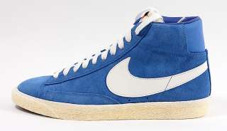   VINTAGE High Suede Italy Blu 40 41 42 42.5 43 44 45 Scarpe blu pelle