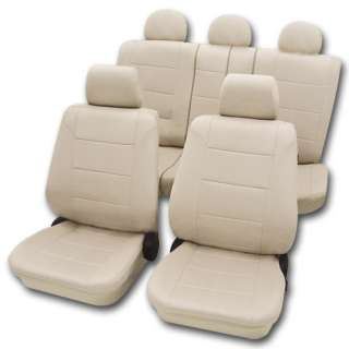 VW Fox 2006 On Dakar Beige Seat Covers Airbag compatible Rear Seat 