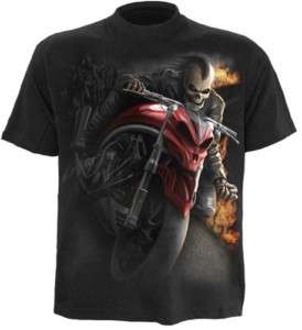 GOTHIC Speed Demon Biker Spiral T Shirt Shirt schwarz M L XL 