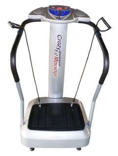 CRAZY FIT VIBRATION PLATE MASSAGE Machine ,1500W, conector+speakers 