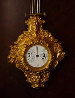  , Gustav Becker keyhole wall clock at 1900, great R=A pendulum  