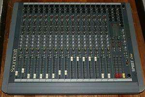 Soundcraft Spirit Live 16 Channel Audio Mixer without the power supply 