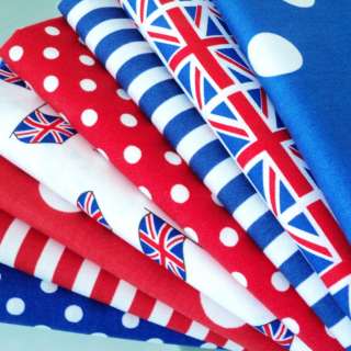 UNION JACK FLAG   RED BLUE AND WHITE COTTON FABRIC olympics 2012 flags 