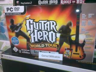 GUITAR HERO WORLD TOUR PC BUNDLE NUOVO ITALIANO NEW  