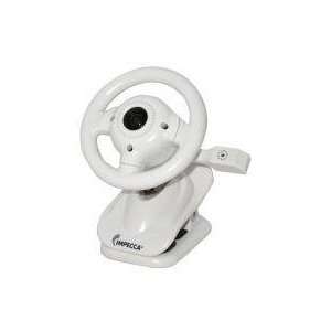  New WC100 Steering Wheel Webcam with Built in Mic White 