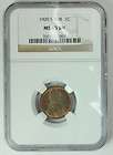1909 S VDB US MINT 1 ONE CENT WHEAT PENNY COIN NGC MS 6