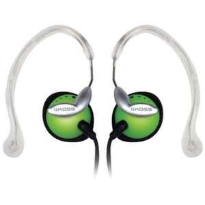  Koss Green Clipper Lightweight Clip On Stereophone with In 