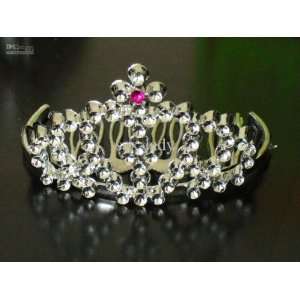  Mini Crown Wedding or Princess Crown Comb Hair Accessory 
