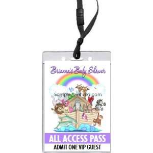  Noahs Ark Baby Shower VIP Pass Invitation Health 