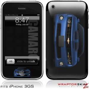   Skin and Screen Protector Kit   2010 Chevy Camaro Aqua Black Stripes
