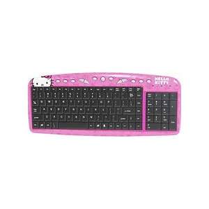  Hello kitty Keyboard  Pink w/ Black Keys