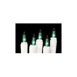   Battery Operated Green Mini Christmas Lights   White W Patio, Lawn