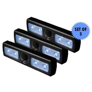  Wireless Motion Sensor Undercabinet LED Light Black (Set 