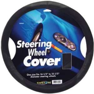   Custom Accessories 38600 Mesh Steering Wheel Cover   Black Automotive