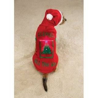  Twinkling Christmas Tree Star Dog Holiday Sweaters Small 