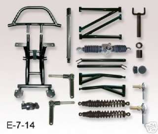 NEW Front Ez Go A Arm long travel lift kit BLACK OR SILVER 2001+