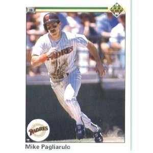  1990 Upper Deck #329 Mike Pagliarulo   San Diego Padres 