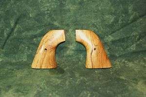 Texas Mesquite Wooden Pistol Grips / 22 New Single Six  