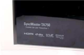Samsung SyncMaster LED Monitor HD TV T27A750 3D Glasses 729507816296 