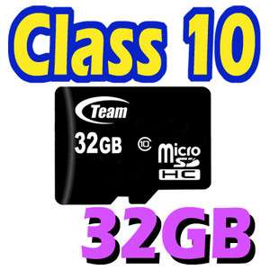 Team Class 10 Micro SD Micro SDHC Memory Card 32GB 32G  