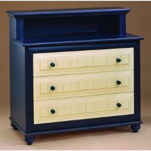   Three Drawer Dresser Finish Antique Black / Butter Furniture & Decor