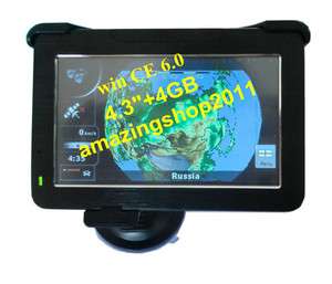 4GB 4.3 4.3 car GPS Navigation Touch Screen GPS FM /4 FREE MAP 4GB 