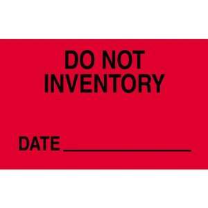  5 x 3 Do Not Inventory Date Label (DL3421) Category 
