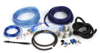   Amp Kit ISPKBL4 4CH Complete 4 Gauge Amplifier Installation Wiring Kit