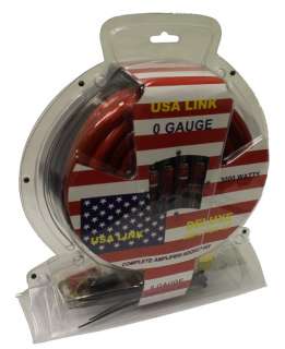   Gauge Ga 3000W Car Amplifier Wiring Installation Kit Amp/Wire + RCA