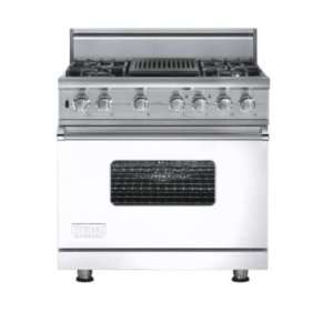  Viking VGSC5364QWH 36 Inch Freestanding Range Appliances