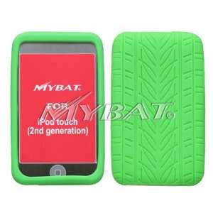  IPOD Touch (2nd Generation) Tread Skin Case(Dr Green 