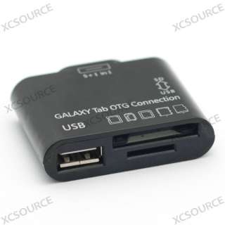 5in1 USB SD TF MS Card Reader Camera Connection For Samsung Galaxy Tab 