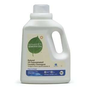 Seventh Generation Liquid Laundry 2x Concentrate, Free & Clear,