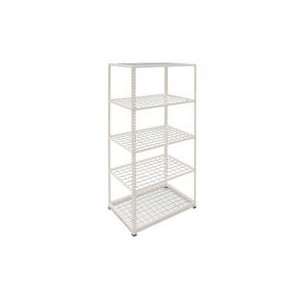 METAL POINT 2 Steel Shelving Unit with Wire Shelves  