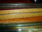 lot of 3 old rulers vintage one wooden 2 plastic