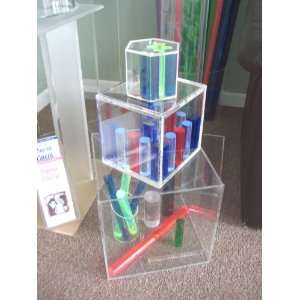  Acrylic 5 Sided Display Cube 10x10x10 (1/4) Office 