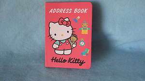 Sanrio Hello Kitty Address Book Chair Red Collectible Vintage 1976 