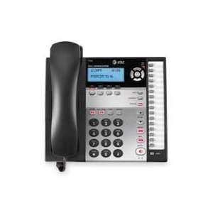 Business Phone Sys.,Corded,4 Line,Expandable,Black/White (ATT1040DTOP 