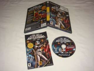 Star Wars Battlefront II   PS2 Sony Playstation 2 game Complete Battle 