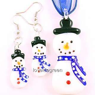   and earrings lovely snowmen with blue scarf eye catching material