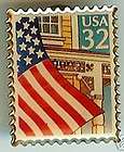 Flag on a Porch stamp pin hat lapel pins 2913