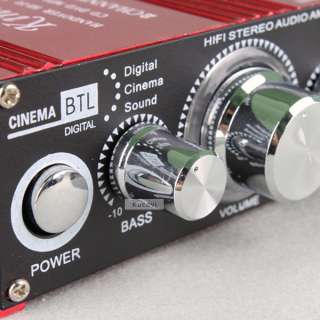 New 2CH Super Mini Digital Audio Power Stereo Amplifier  