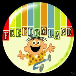 Freedomland Amusement Park 2 1/4 Logo Pinback Button  